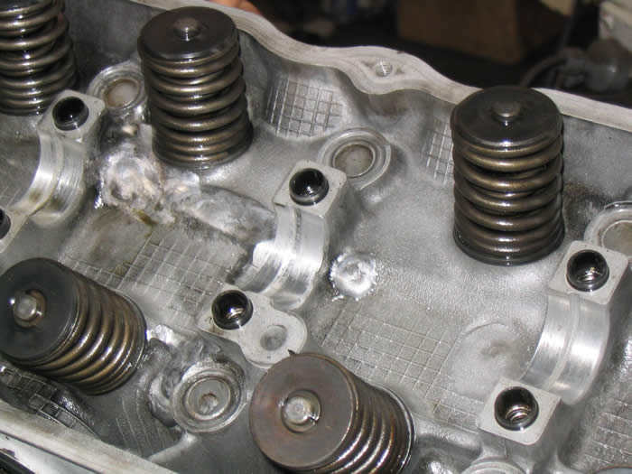 Excessive Welding on a Mazda Cylinder Head
